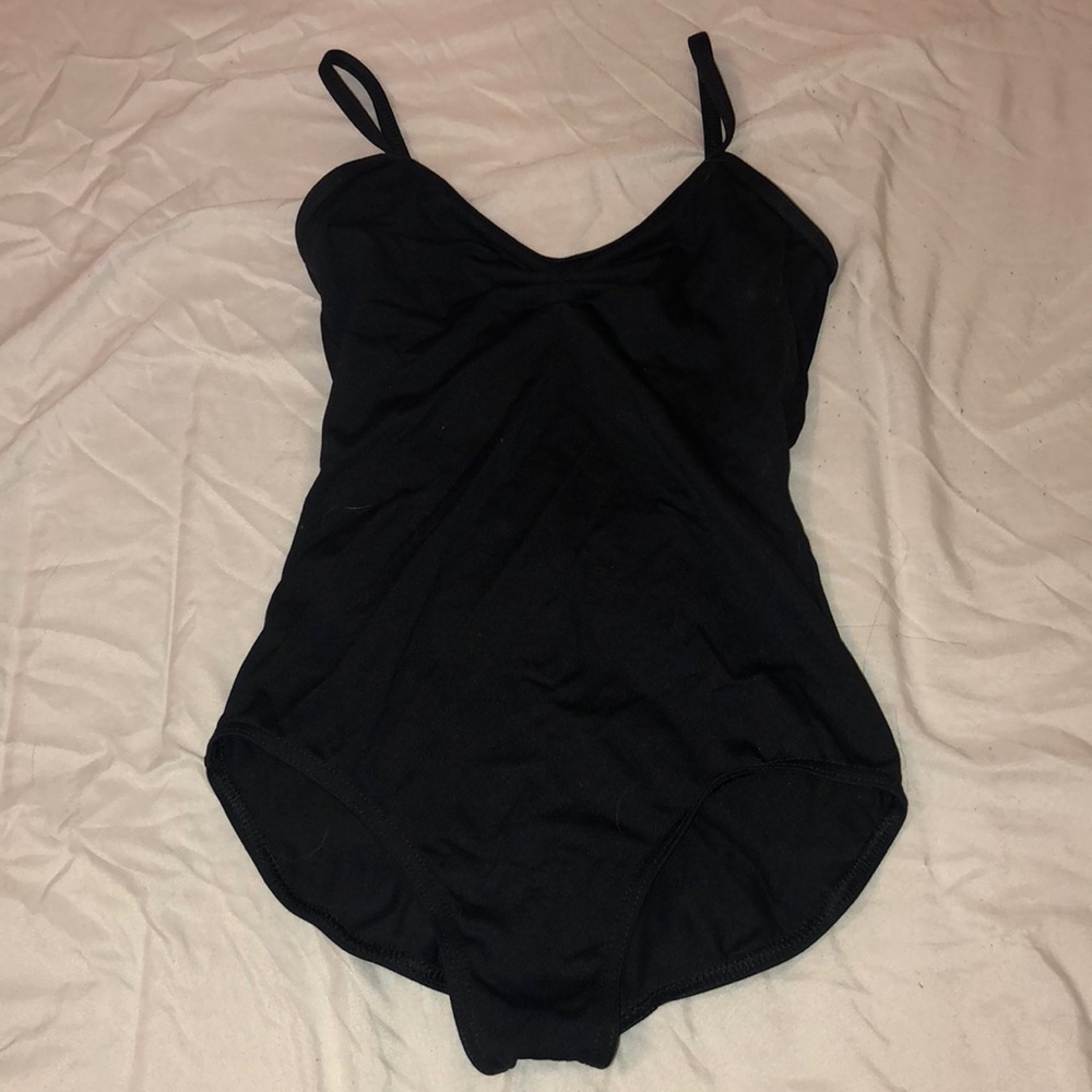 A black leotard